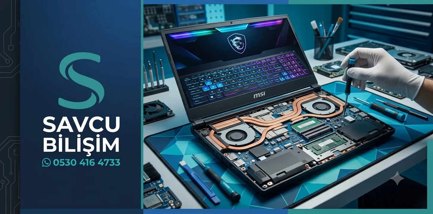 Isparta MSI gaming laptop tamiri
